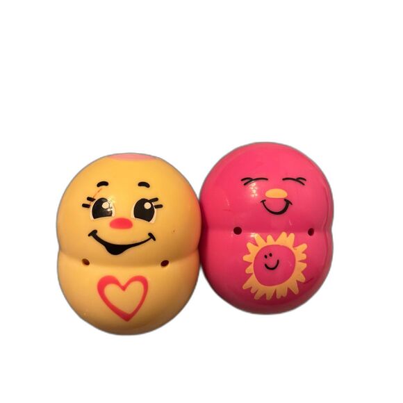 Vtg. Fisher Price Set Of 2 Weebles Wobble But They Don't Fall Down Roly Polys - Picture 2 of 5